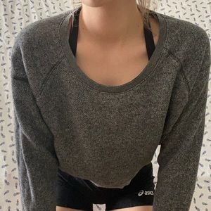 Vintage converse cropped sweater